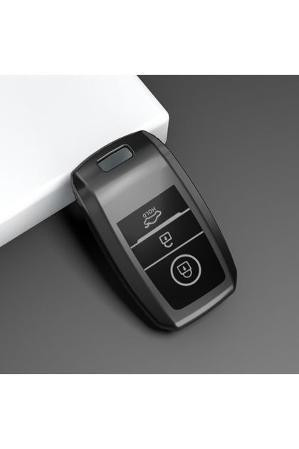 A grey shell 3 Buttons TPU Shell For KIA Rio Rio5 Sportage Ceed Cerato K3 KX3 K4 K5 Sorento Optima P
