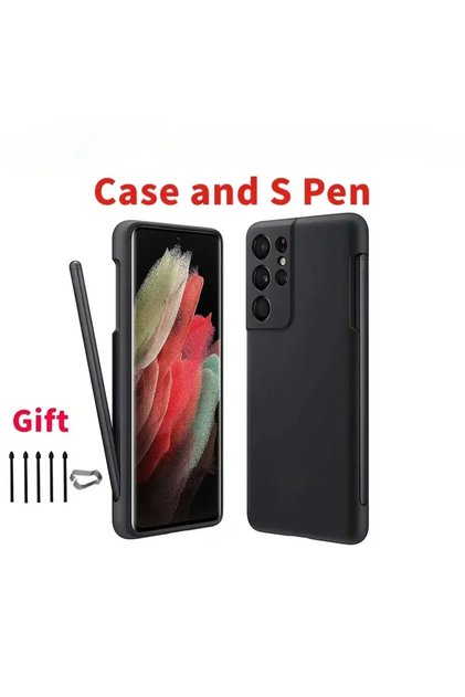 Case And S pen For Samsung Galaxy S21 Ultra Stylus S Pen With Case Original Silicone Cover Built-in