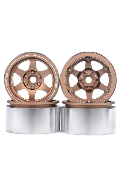 4PCS PYFORE 2.2In Climbing Wheel Hub 4PCS Tires 64X35mm 12mm Hexagonal Adapter for 1/10 1/8 RC Model