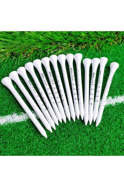 83mm-50pcs 50pcs Golf Tees Durable Wooden Seats Stabilizes Ball On The Course to Maintain a Perfect