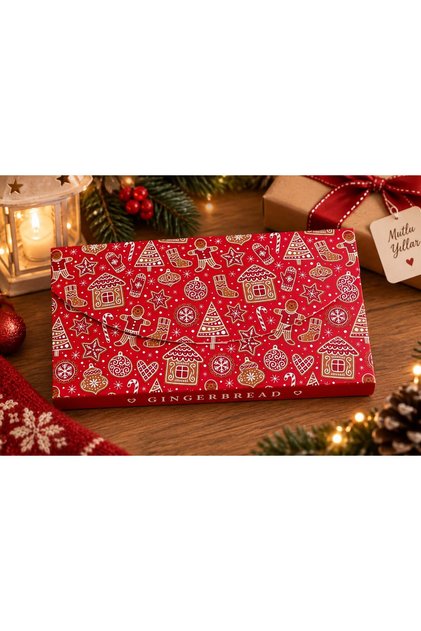 Gingerbread Christmas Letter Notebook