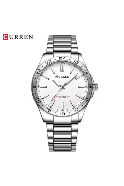 Curren D CURREN 8452 Men Ultra Thin Quartz Watch Simple Hodinky Fashion Stainless Steel Wristwatch f