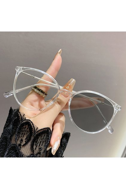 -50 Transparent Photosensitive Color-changing Nearsighted Glasses With Anti-blue Light Protection.81