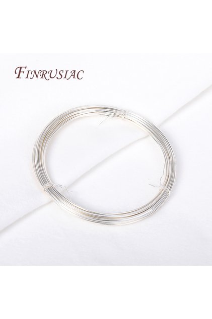 1MM -5Meters Silver Plated 5 Meters 18K Gold Plated Copper Wire DIY Jewelry Making Brass Metal Wire