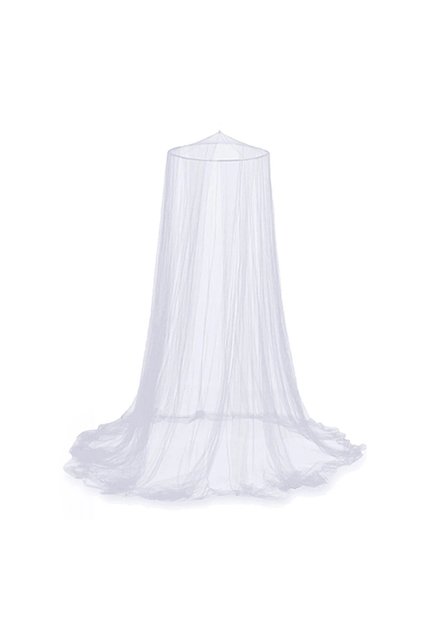 WHITE Mosquito Mesh Net Large Dome Hanging Mosquito Net Bed Net Tent Fly Insect Repellent Protection