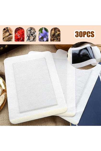 BLHG-30PCS Ancient Herbal Heat Patch for neck, Shoulder, Back, Wrist, Knee and Abdomen,Suitable for