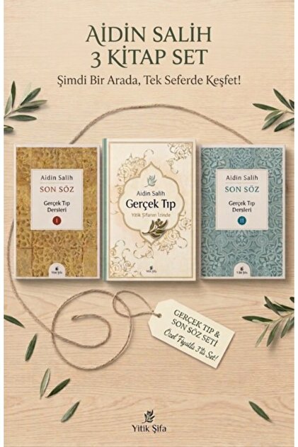 Aidin Salih Alternatif Tıp Seti ( 3 Kitap Takım ) Gerçek Tıp / Son Söz 1 / Son Söz 2
