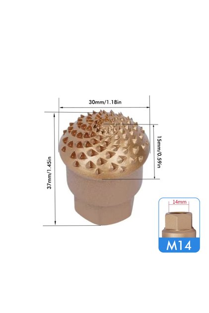 30mm Arc-shaped Woodworking Grinding Head Angle Grinder for Woodworking Wood Grinding and Carving Ca