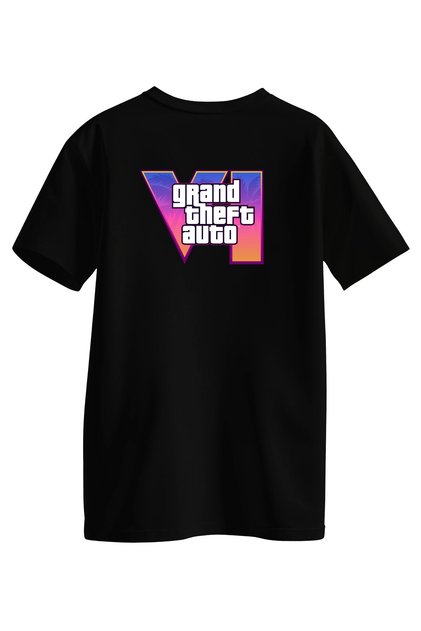 Gta 6 Front & Back Printed Premium Unisex T-Shirt