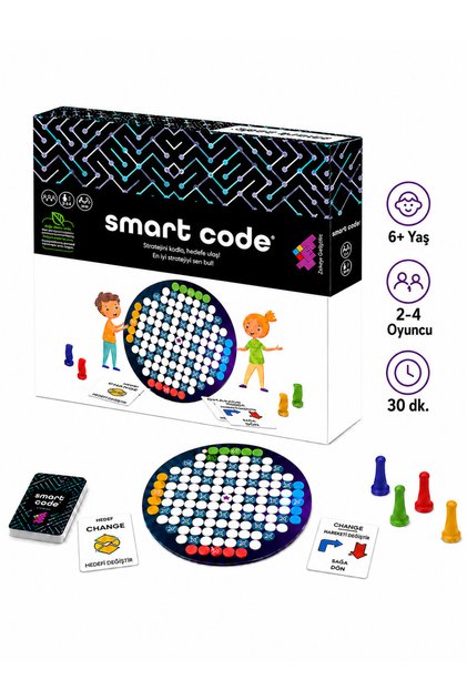 Smart Code Coding Group Game 6+ Ages 2-4 Players