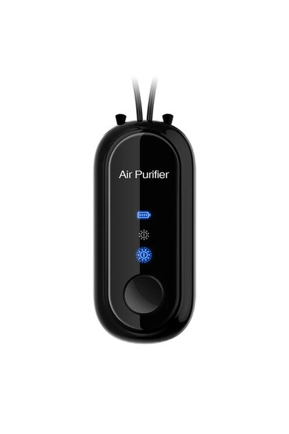 DUTRIEUX Black Portable Negative Ion Mini Air Purifier Fresher Hanging Negative Ions Purify Air Mach