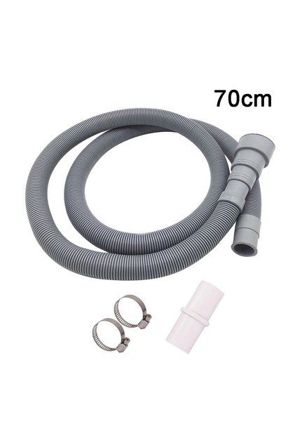 70CM 70/150/200cm Drain Pipe Washing Machine Dishwasher Drain Waste Hose Extension Pipe With Hose Cl