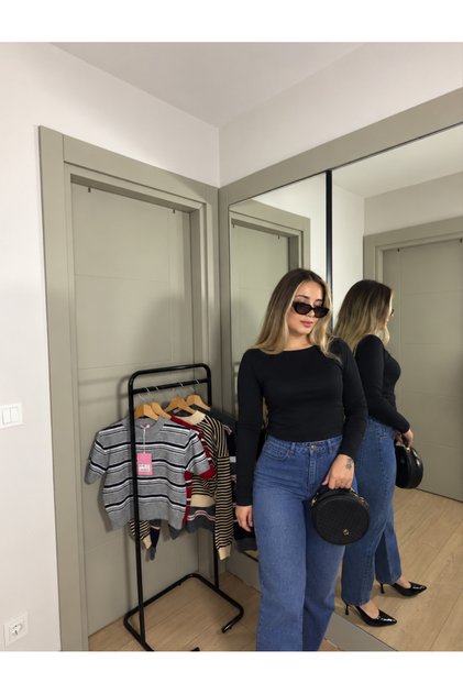Kadın Kayık Yaka Body