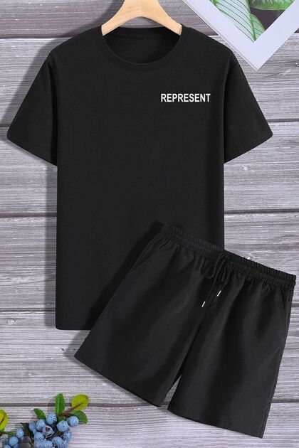 Represent Shorts T-shirt Tracksuit Set