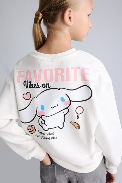 Cinnamoroll Printed Sweatshirt Girls (26 Au)