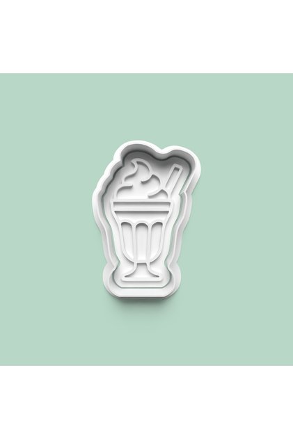 Milkshake Figure Cookie Mold and Sugar Dough Mold 1015-2