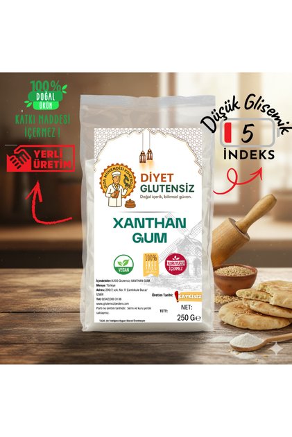 Glutensiz Xantham Gum (Ksantan Sakızı) 250 G