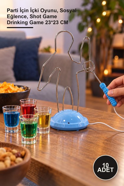 10 Adet Dokunma Yanarsın Eğlenceli Shot Oyunu – Parti İçin İçki Oyunu, Sosyal Eğlence, Shot Game Drinking Game 23*23 CM
