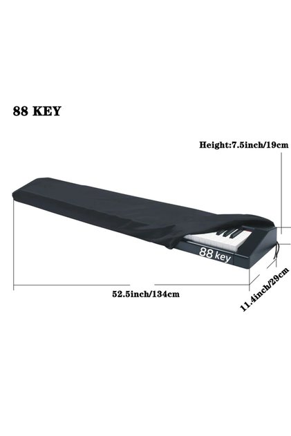 88 keys Piano Keyboard Covers for Digital Electric Pianos, Full Cover Drawstring Lock Music Keyboard
