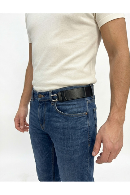 Premium Series Men's Jeans Belt Without Buckle Comfortable All Day Long Suitable for All Sizes