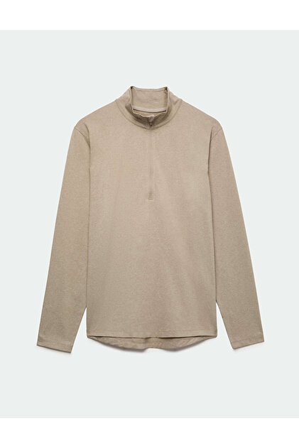 Yarım Fermuarlı Sweatshirt