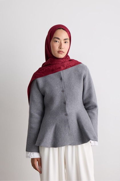 Crystal Pattern Silky Jacquard Shawl