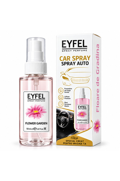 Odorizant auto/interior Eyfel, spray de parfum, Grădină de flori, 150 ml