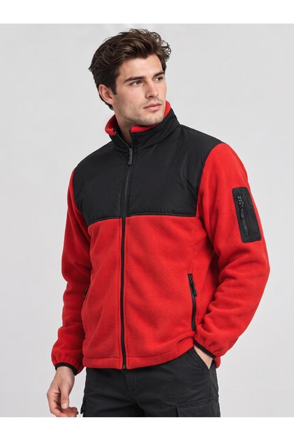 Outdoor Polar Hırka Softshell Su Geçirmez Omuz Kısım