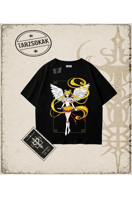 Sailor Moon Anime Printed Oversize Unisex T-Shirt