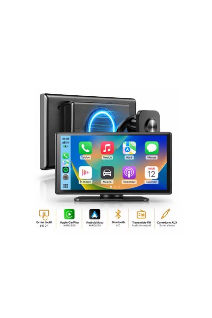 ΤΑΜΠΛΕΤΑ AUTO NAVI100 ΜΕ APPLE CARPLAY & ANDROID AUTO - ΟΘΟΝΗ ΑΦΗΣΗΣ - 7 ΙΝΤΣΩΝ - ΜΑΓΝΗΤΙΚΗ ΒΑΣΗ ΣΤΗΡΙΞΗΣ