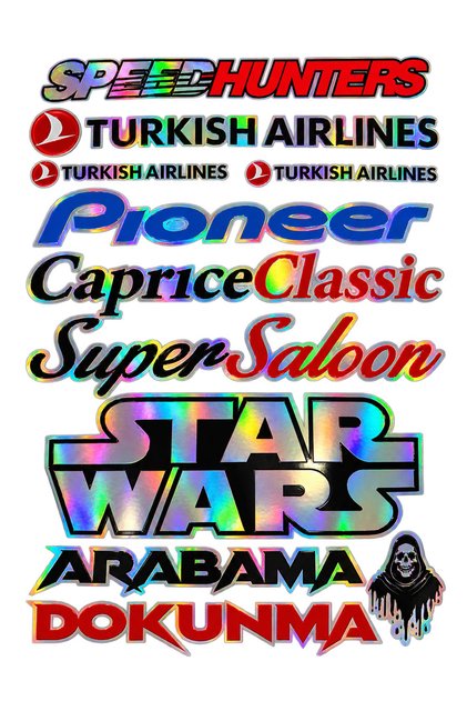 Hologram Sticker Set Vehicle Sticker/ Bicycle Sticker/ Motorcycle Sticker
