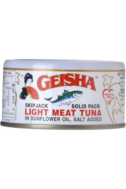 Light Tuna Meat In Sunflower Oil, 185 G - Pack Of 1