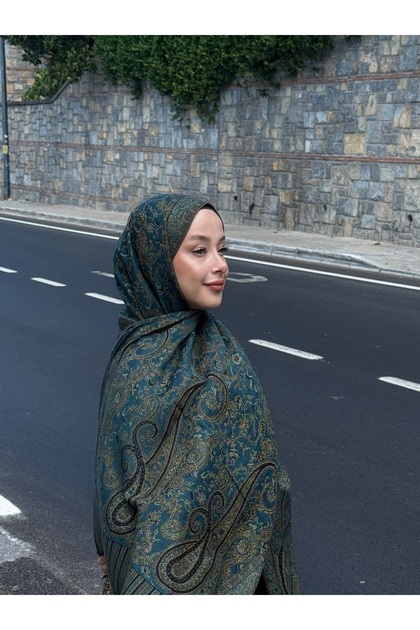 Premium Kaşmir Işıltılı Şal