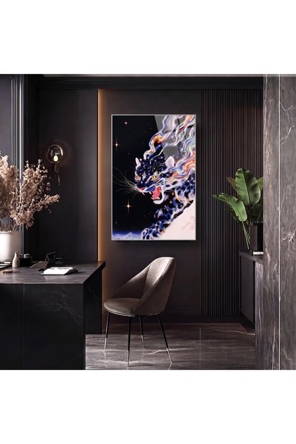 Beta Home Desing Kozmik Yırtıcı Cam Tablo