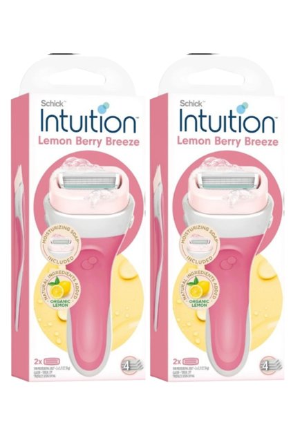 2 Pieces Intuition Razor Lemon Berry Breeze 2 Pcs