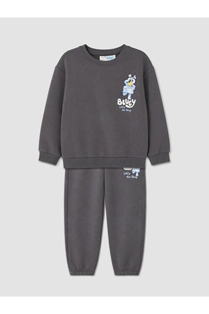 Rmz Gi̇yi̇m Farkiyla Bluey Printed Boys' Tracksuit Set