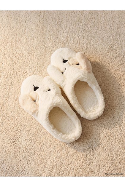 Quality Parts from Çelebi Store: Plush Girls' House Slippers with Dog Figures