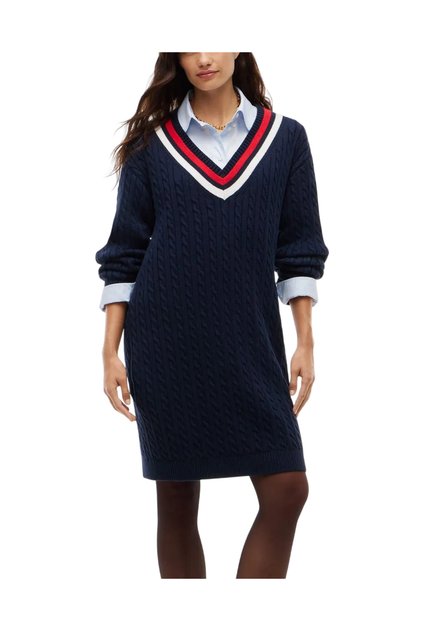 Γυναικείο Πλεκτό Φόρεμα Navy Μπλε Tommy Jeans DW0DW23540-C1G