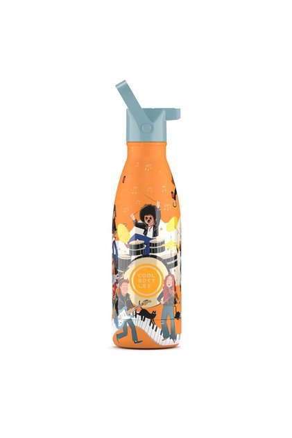 The Kids Bottle Music Beat Thermos Water Bottle with Straw 350 ml