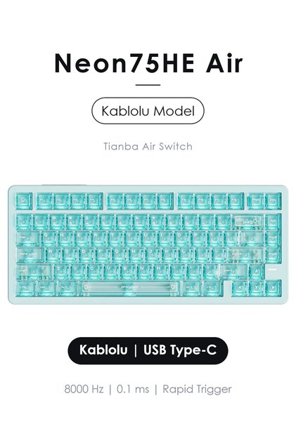 VGN Neon75HE Air 8K Hall Effect Rapid Trigger Manyetik Oyuncu Klavyesi