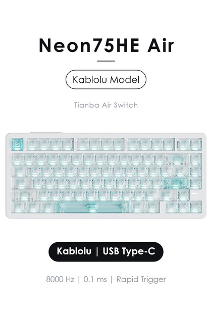 VGN Neon75HE Air 8K Hall Effect Rapid Trigger Manyetik Oyuncu Klavyesi