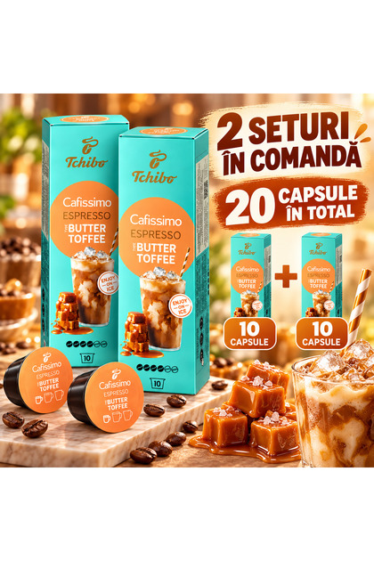 Espresso cu unt și toffee – 20 capsule