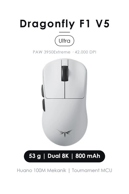Dragonfly F1 V5 Ultra 8K Kablosuz Oyuncu Mouse
