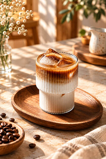 Heat Resistant Origami Style Borosilicate Cup 300 ml Coffee Tea and Presentation Cup