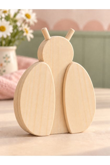 Wooden Paintable Toy, Handmade Natural, Gift Toy