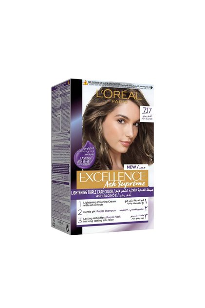 L'Oreal Excellence Triple Care Hair Color Cream – Cool Pearl Blonde - Light Ash Blonde