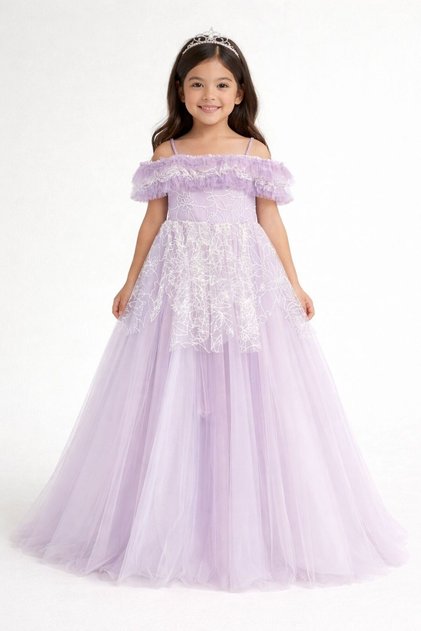 Lace Evening Dress for Ages 4-8 - Lila