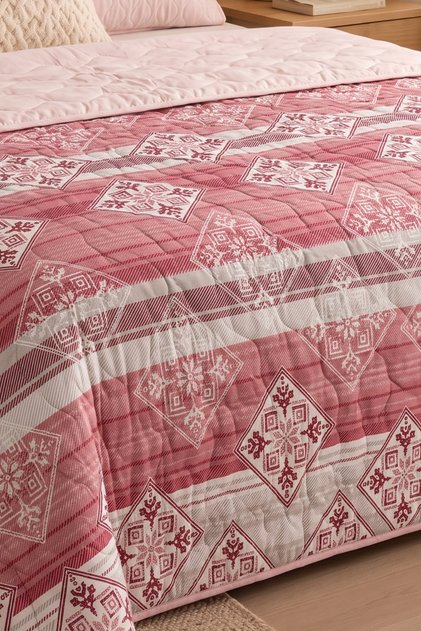 Double-Sided Quilted Pique & Bedspread | Double Cotton Blanket | Four Seasons Use