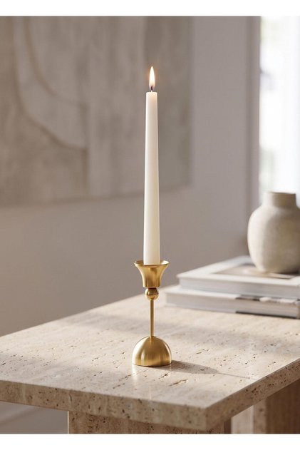 Brass Pirinç Şamdan ve Tealight Mumluk 15 Cm