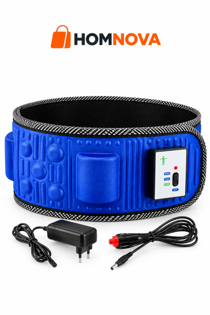 Vibrating Massage Belt, Electric Waist and Abdominal Massage Belt, Adjustable Body Massage Belt Body Shaper Muscle Relaxer